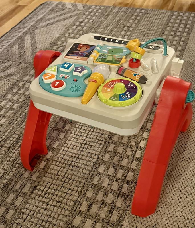 Table D'activités 4 En 1 Fisher-Price - Pour Bébés Dès 6 Mois - Plateau, Chevalet, Chansons Multilingues - Modèle JGW87 - 3