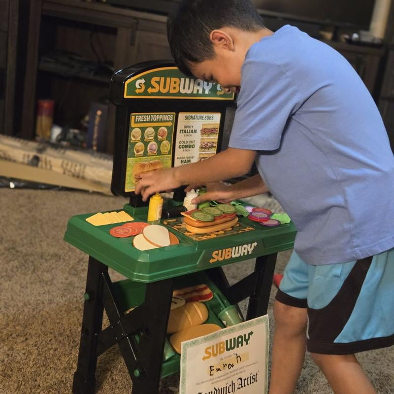 World Tech Toys Subway Sandwich Artist 53 Piece Playset, Kids