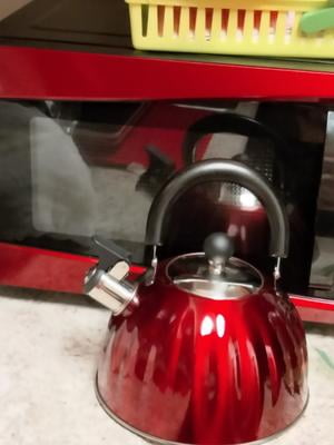 Mr. Coffee Twining 2.1 Qt. Pumpkin Tea Kettle - Red - Walmart.com