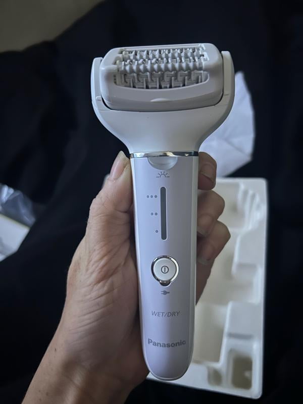 Panasonic Epilator with Gentle Cap, Electric Hair Remover for Home
