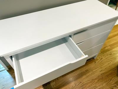Angel Line Lauren 6 Drawer Double Dresser, White - Walmart.com