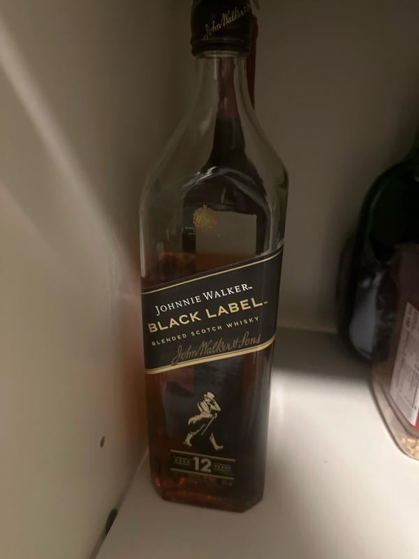 Johnnie Walker Black Label Blended Scotch Whisky, 750 mL Bottle