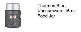 thermos steel vacuumware 16 oz food jar