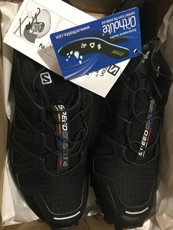 Salomon Speedcross 4 26cm　スニーカー Salomon Speedcross 4 Black/Black Metallic Men's Trail