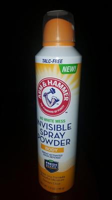 arm & hammer body deodorant invisible spray powder