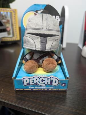 Disney Star Wars Perch'd Mandalorian Plush, Collectible 3.75