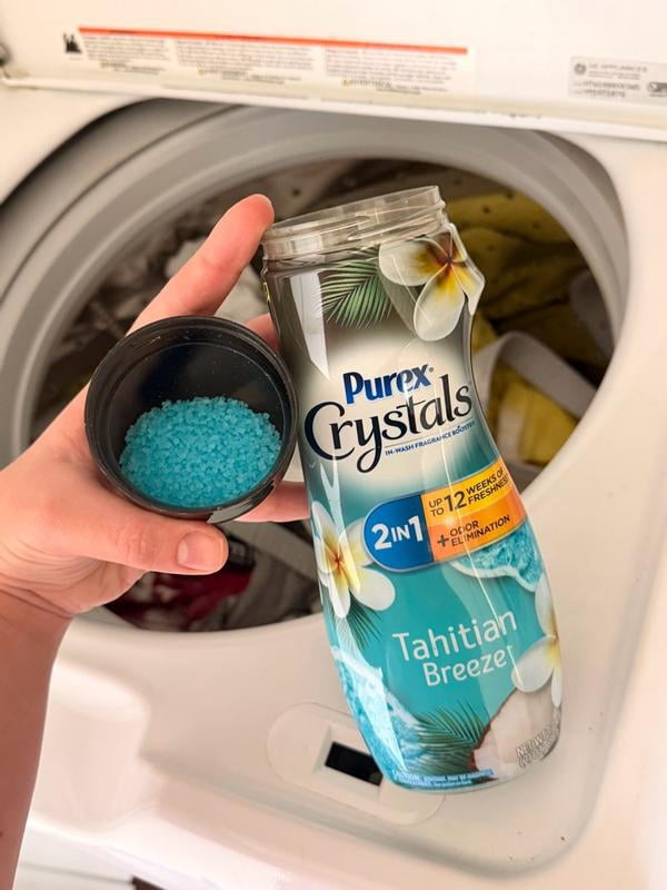 3 pack) Purex Crystals Scent Booster, Fresh Island Breeze, 21oz