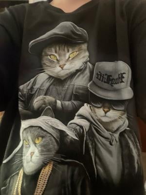 Cat Trio Graphic Tee - Cotton Design - Sizes S-3XL - Walmart.com