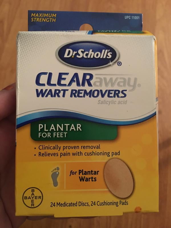 dr scholl's clear away plantar wart remover