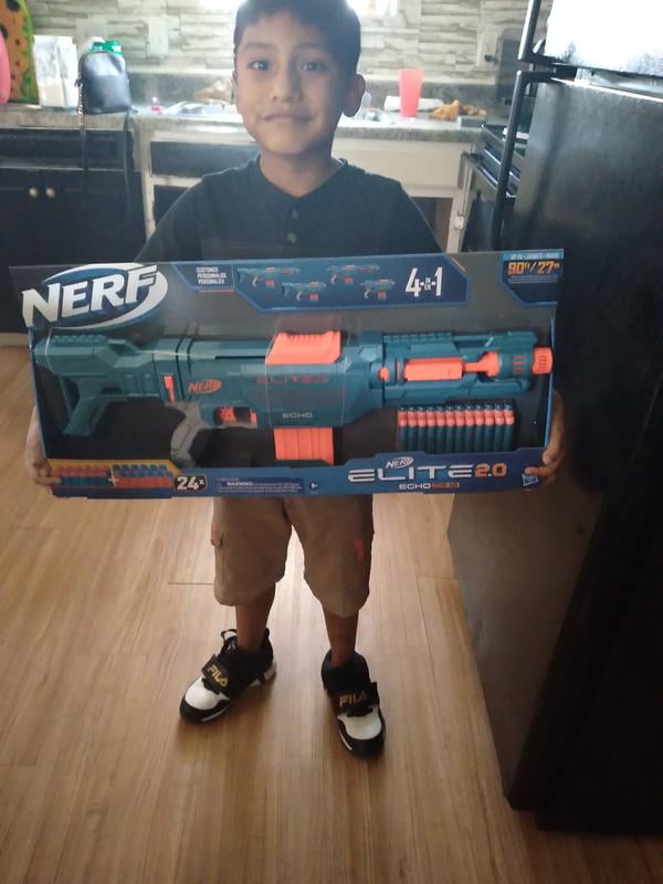Nerf Elite 2.0 Echo CS-10, Comes with 24 Official Nerf Darts, Ages