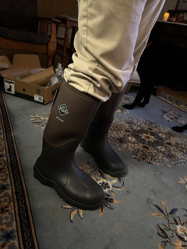 THE ORIGINAL MUCK BOOT COMPANY Muck Men's Wetland Boots, Tan/Bark