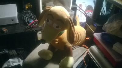 giant slinky dog plush