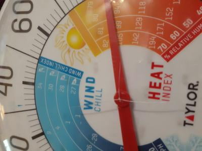 13.25 Wind Chill/Heat Index Thermometer & Hygrometer – Taylor USA