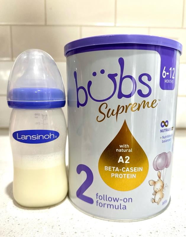 Bubs Supreme フォローオンミルク ステージ2 800g×2缶セット Bubs（バブズ） Supreme（シュプリーム） A2 粉ミルク 大缶 800g 混合2