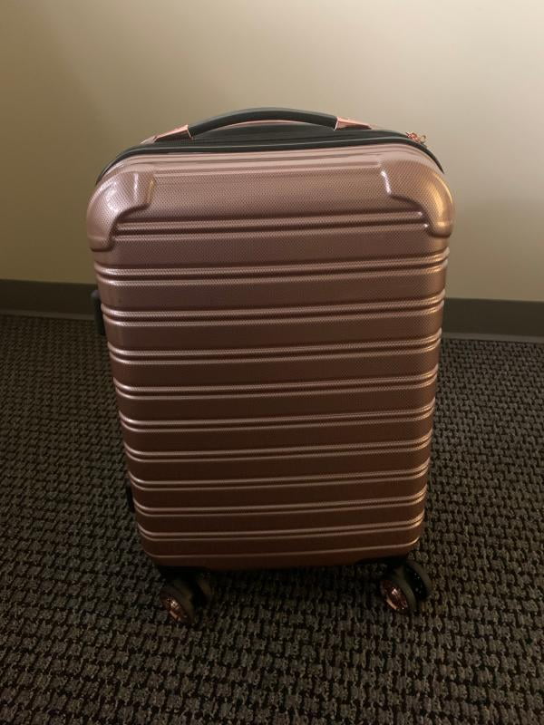 rose gold luggage walmart