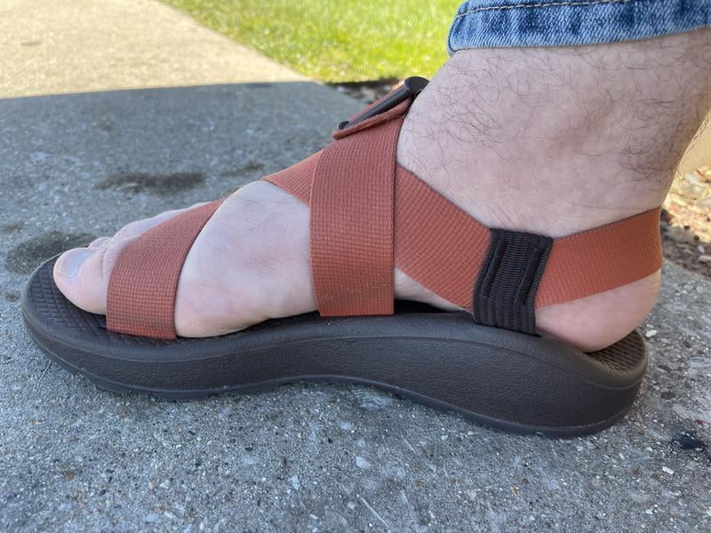 Chaco Mega Z Cloud Wide Strap Cushioned Sandal Men Odds Black Walmart