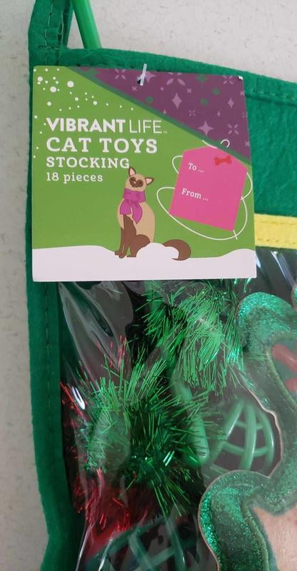 Customer reviews for Vibrant Life Holiday 18 Piece Cat Toy Stocking Gift Set, Red | Walmart.com Customer reviews for Vibrant Life Holiday 18 Piece Cat Toy Stocking Gift Set, Red | Walmart.com