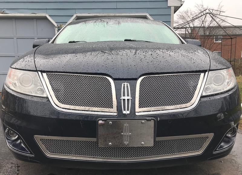 FOR 09-10 Lincoln MKS Bumper Stainless Steel Mesh Grille Grill Insert