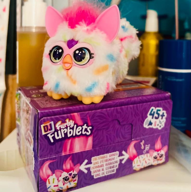 Furby DJ Furblets Berry-Cup-Cake Mini Electronic Plush Toy for
