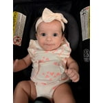 Solid Color Bowknot Baby Headband Girls Baby Toddler Turban Solid Headband Hair Band Bow 5Pcs Accessories Headwear
