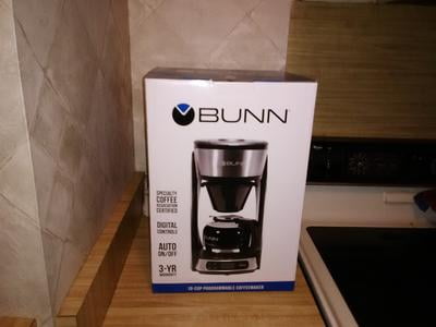 Bunn HBXB Stainless Steel and Black 10-Cup Professional Home