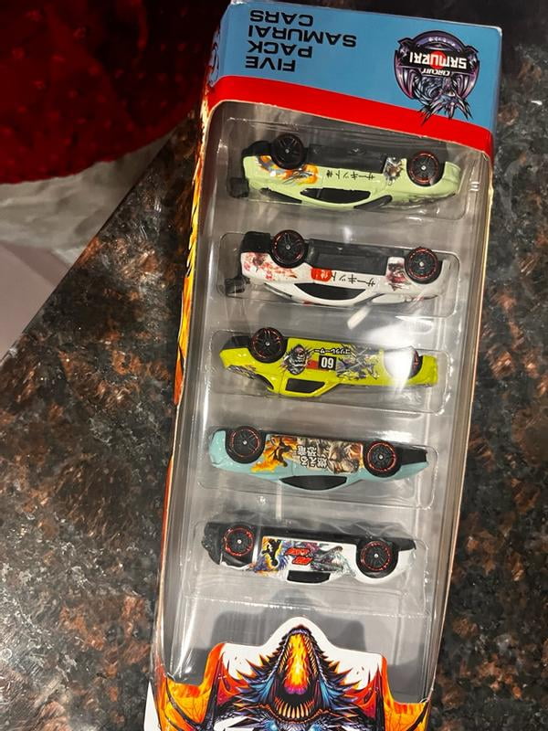 Circuit Samurai 5-Pack Die-Cast Japanese Drift Toy Cars – Metal