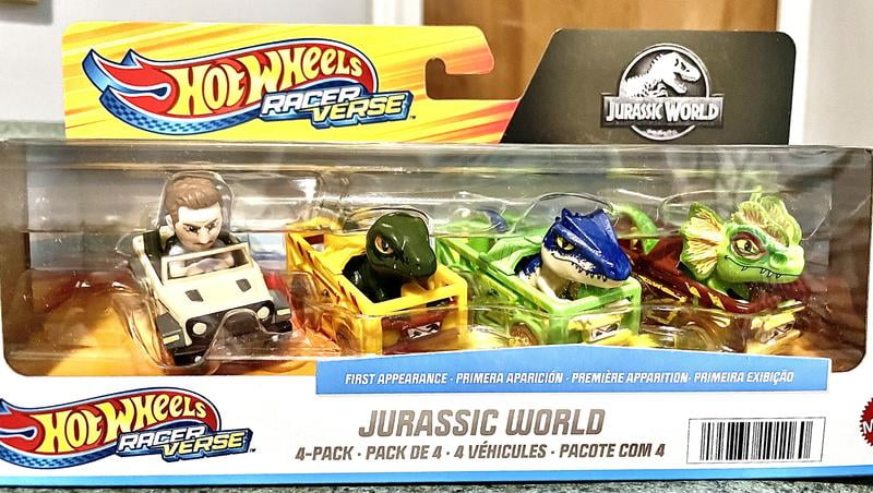 Hot Wheels RacerVerse Jurassic World - Voiture Dilophosaurus 2025 - Échelle 1:64 - Neuf