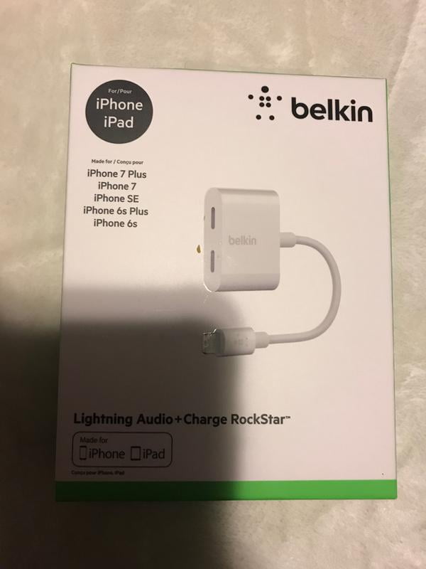 Belkin Lightning Audio Charge Rockstar 4 Wht Walmart Com Walmart Com