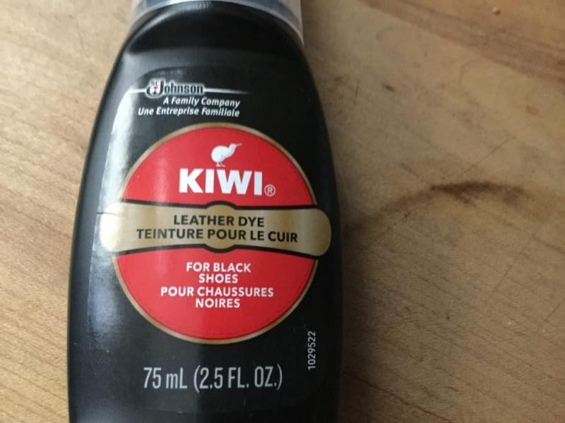 KIWI Leather Dye, Black, 2.5 oz (1 