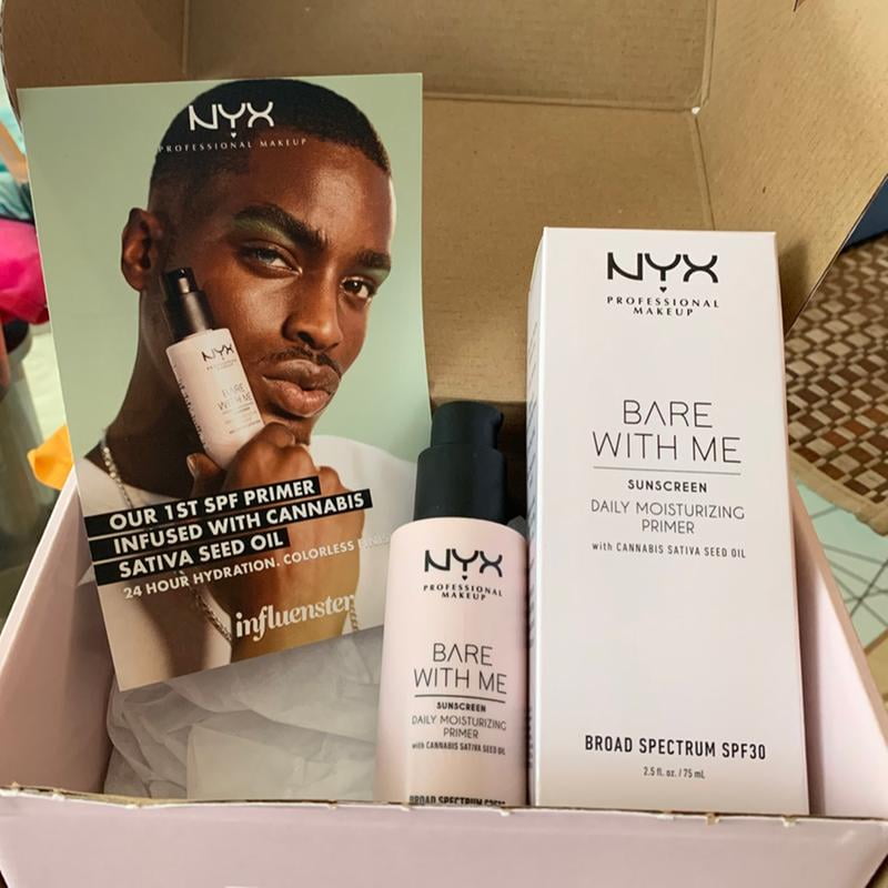 nyx bare with me daily moisturizing primer