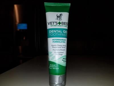 vet's best dental gel toothpaste for dogs
