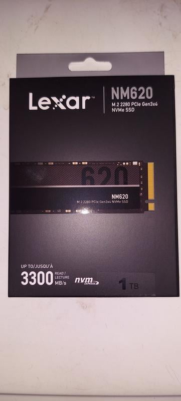 Lexar NM620 - SSD - 1 TB - internal - M.2 2280 - PCIe 3.0 x4 (NVMe