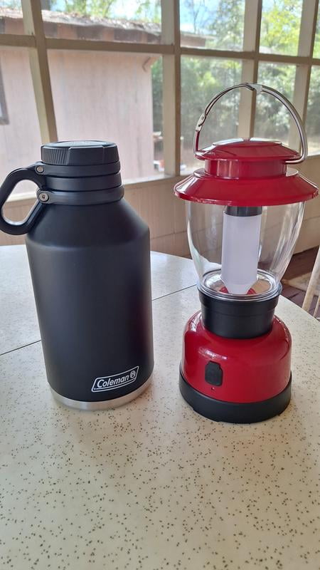 Coleman Classic LED Camping Lantern, Rechargeable 400 Lumens Light