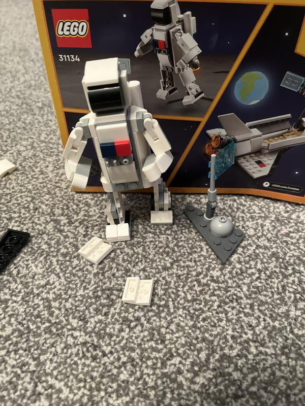 LEGO Creator 3 in 1 Space Shuttle Toy Set, Rebuildable into