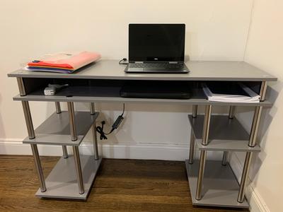 Convenience Concepts Designs2go No Tools Student Desk Black