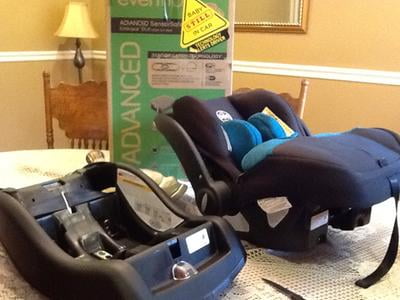 infant car seat evenflo advanced embrace dlx largo with sensor safe