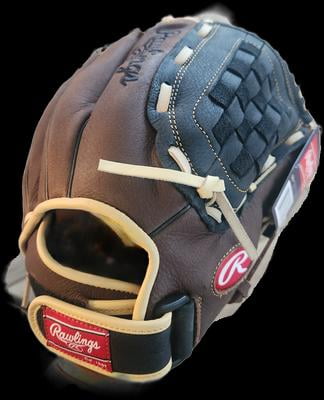 Gant De Baseball Rawlings RBG36BC 12,5 Pouces - Cuir Marron - Main Droite - Occasion