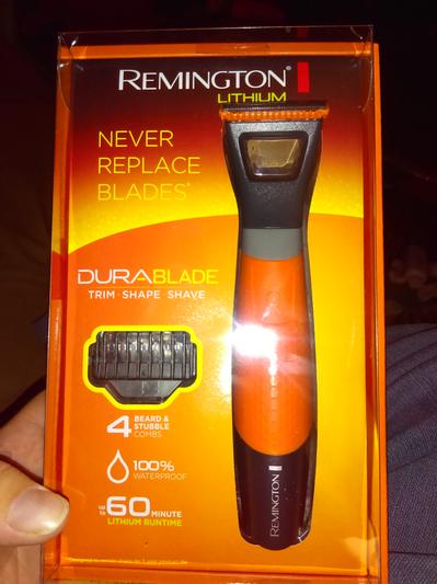 remington orange shaver