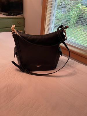 Coach Pennie Pebbled Leather Crossbody Shoulder Bag in Black  display picture 1