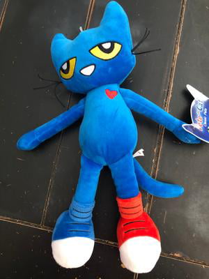 Pete the Cat Blue Stuffed Fleece Plush Doll Toy 14" Classic Pete NEW with Tags 