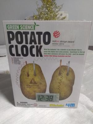 Potato Clock Novel Green Science Project Experiment Kit Lab Home School TH 