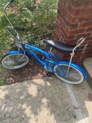 Micargi F4 Old-school Style Lowrider Bicycle, Blue with Hi-Rise Handlebars, Coaster Brakes, & Springer Fork - Walmart.com Micargi F4 Old-school Style Lowrider Bicycle, Blue with Hi-Rise Handlebars, Coaster Brakes, & Springer Fork - Walmart.com
