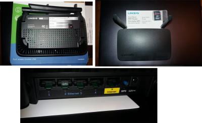 Routeur Wi-Fi N600 Linksys E2500-NP - Bi-bande, 4 Ports, Noir (occasion)