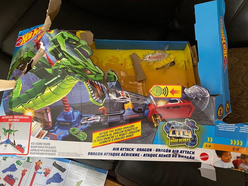 Hot Wheels Air Attack Dragon Play Set - BRAND NEW NEVER BEEN OPENED! T001 -  HNN 887961813418