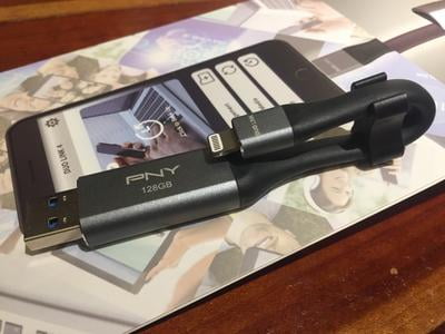Pny 64gb Duo Link Ios Usb 3 0 Otg Flash Drive For Iphone Ipad And Computers External Mobile Storage For Photos Videos And More Walmart Com Walmart Com