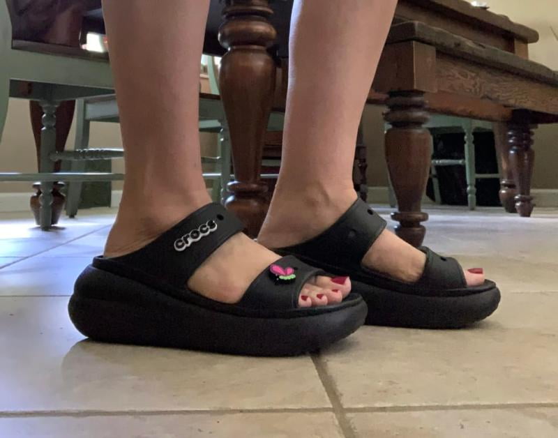 ■CROCS■ Public Crush Sandals BC 24SUSD207670 24SUSD207670_ Amazon.com | Crocs Unisex-Adult Crush Platform Sandals, Bone