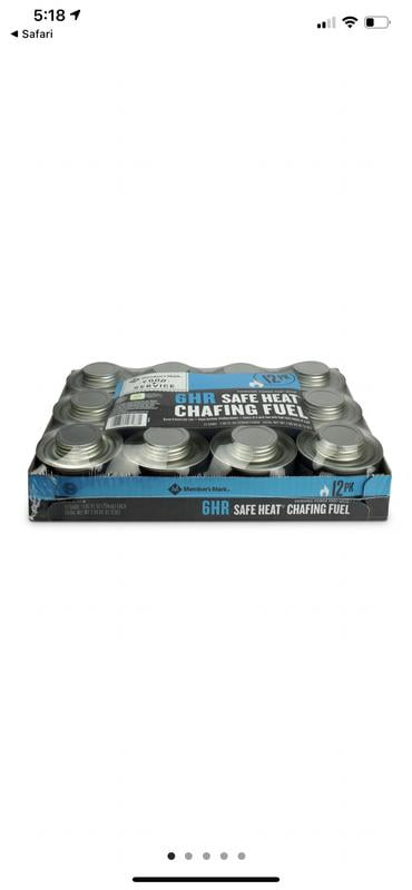 Member's Mark 2 Hour Safe Heat 2 Chafing Fuel, 18ct. - Samsclub.com
