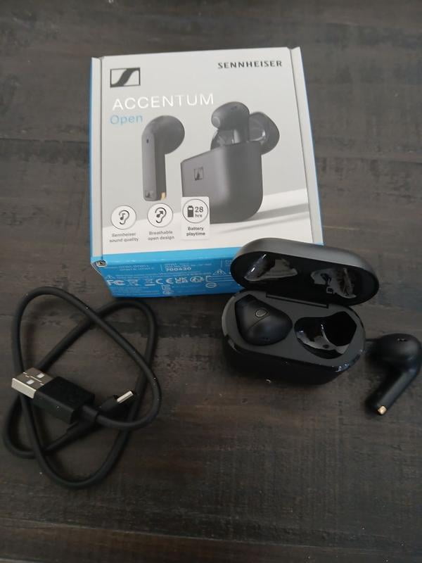 Sennheiser ACCENTUM Open Wireless Earbuds, Bluetooth 5.3, IPX4
