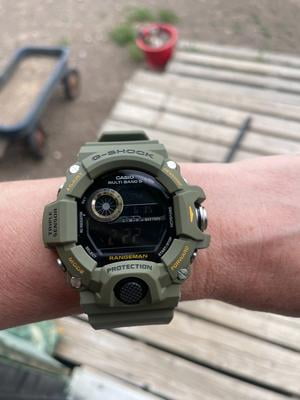 Casio G-Shock Rangeman Men's Outdoor Sports Watch (Green) - Tough