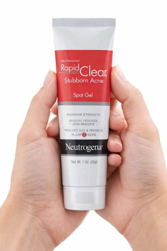 Neutrogena Rapid Clear Stubborn Acne Spot Gel 1 oz (Pack of 3
